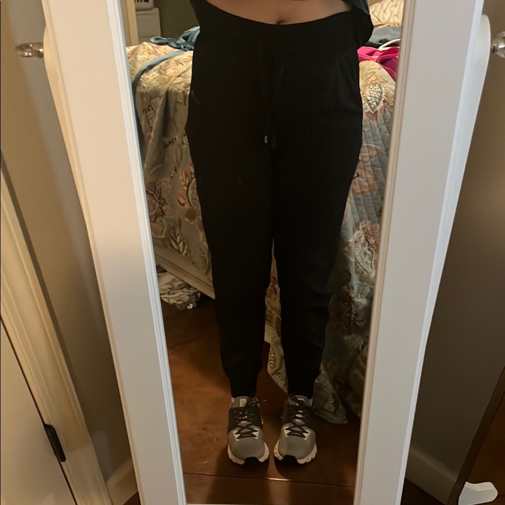 Lululemon Athletica Black Track Pants Slim Fit Joggers